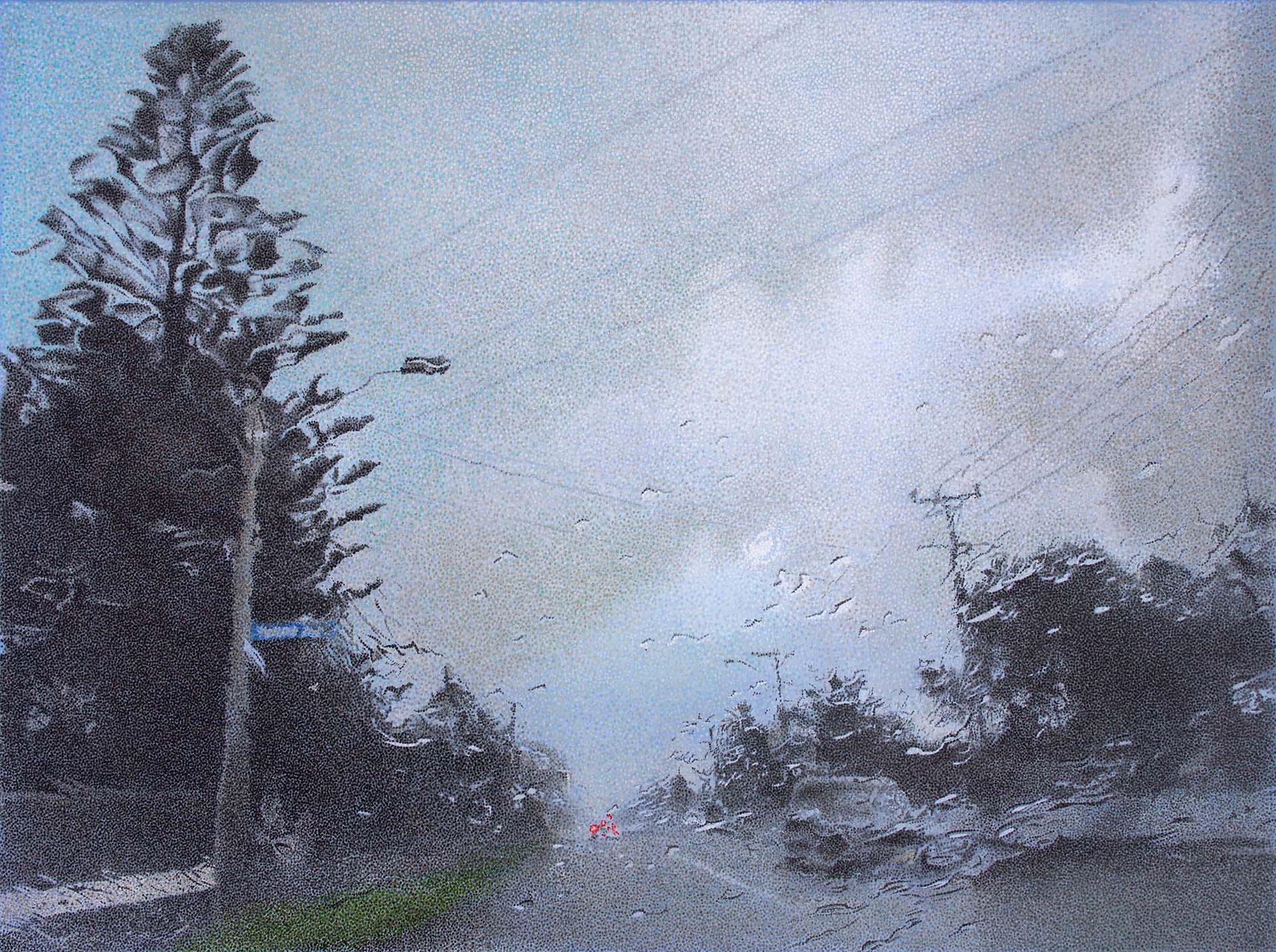 Scene 42, 2020, acrylic on linen, 630 x 840mm, private collection