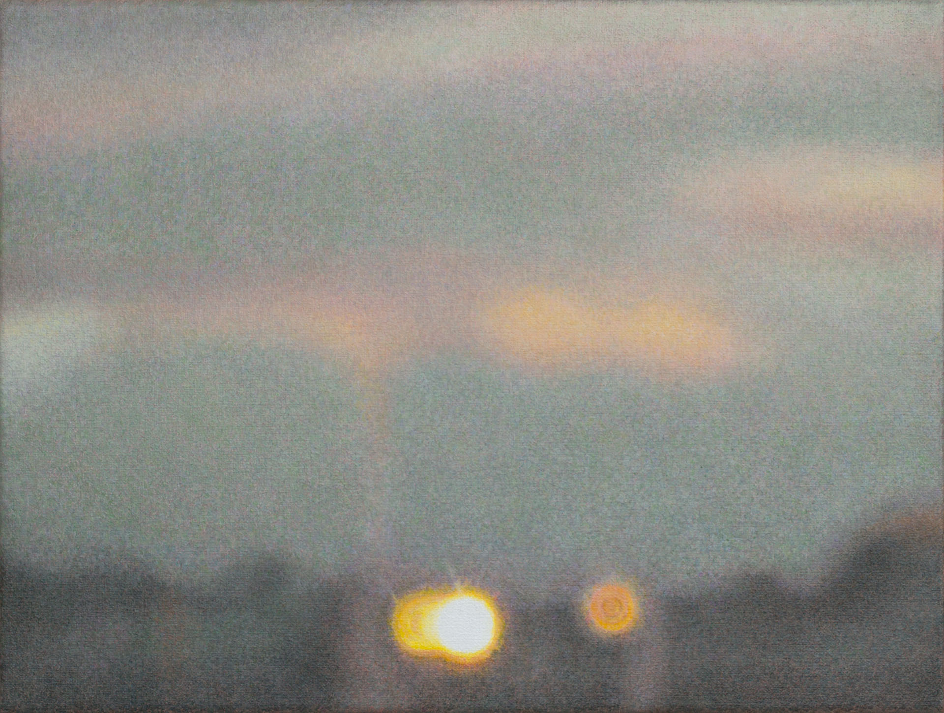 Untitled 14, 2013, acrylic on linen, 290 x 386mm, private collection