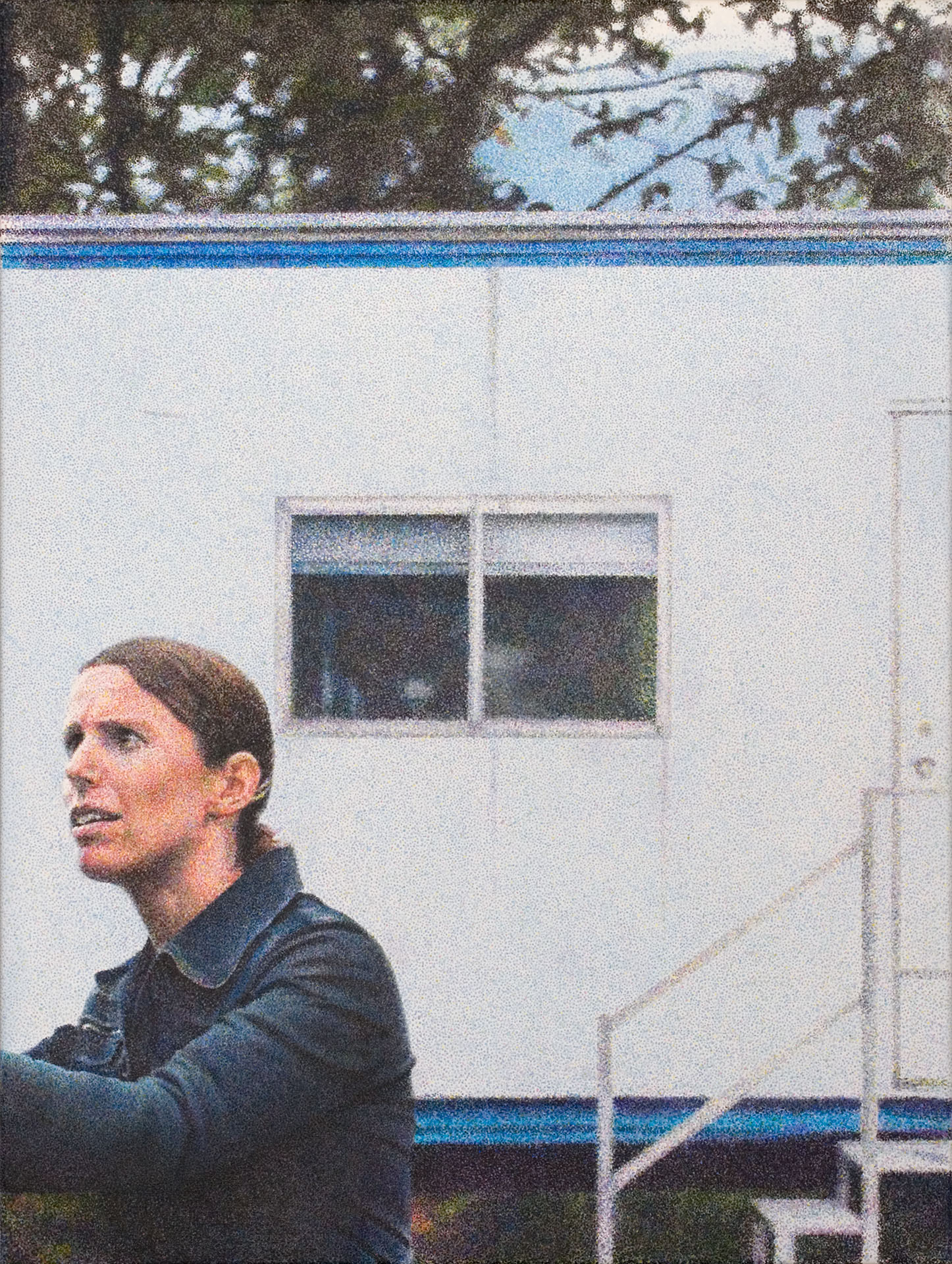 Untitled 19, 2014, acrylic on linen, 840 x 630mm