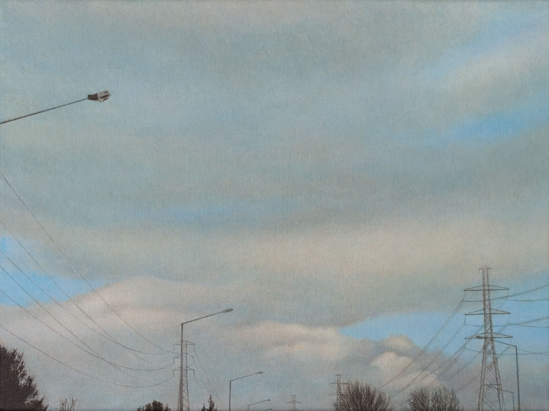 Untitled 15, 2014, acrylic on linen, 290 x 386mm