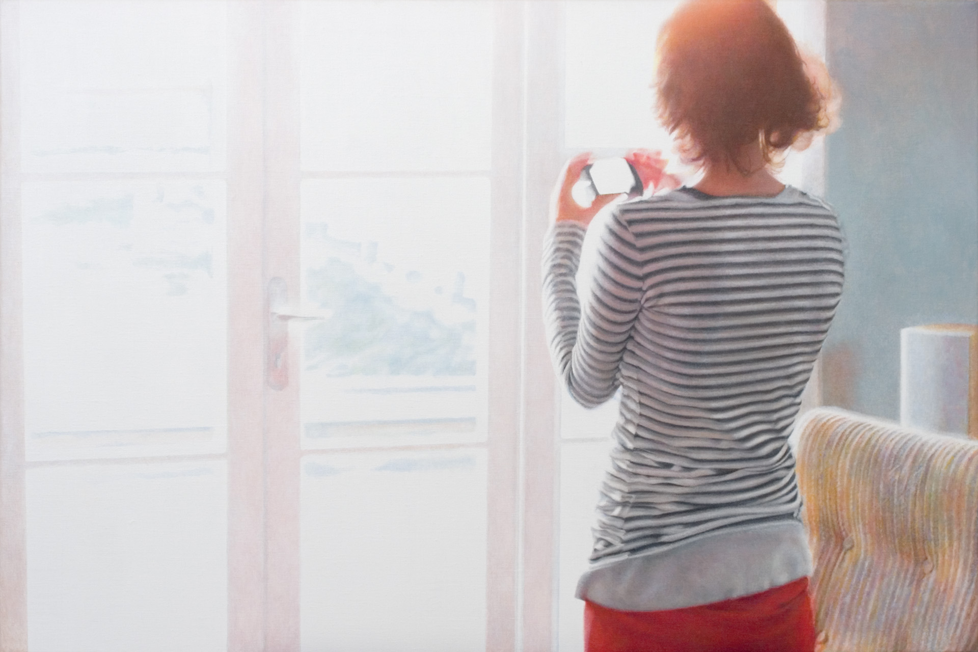 Untitled 10, 2013, acrylic on linen, 560 x 835mm