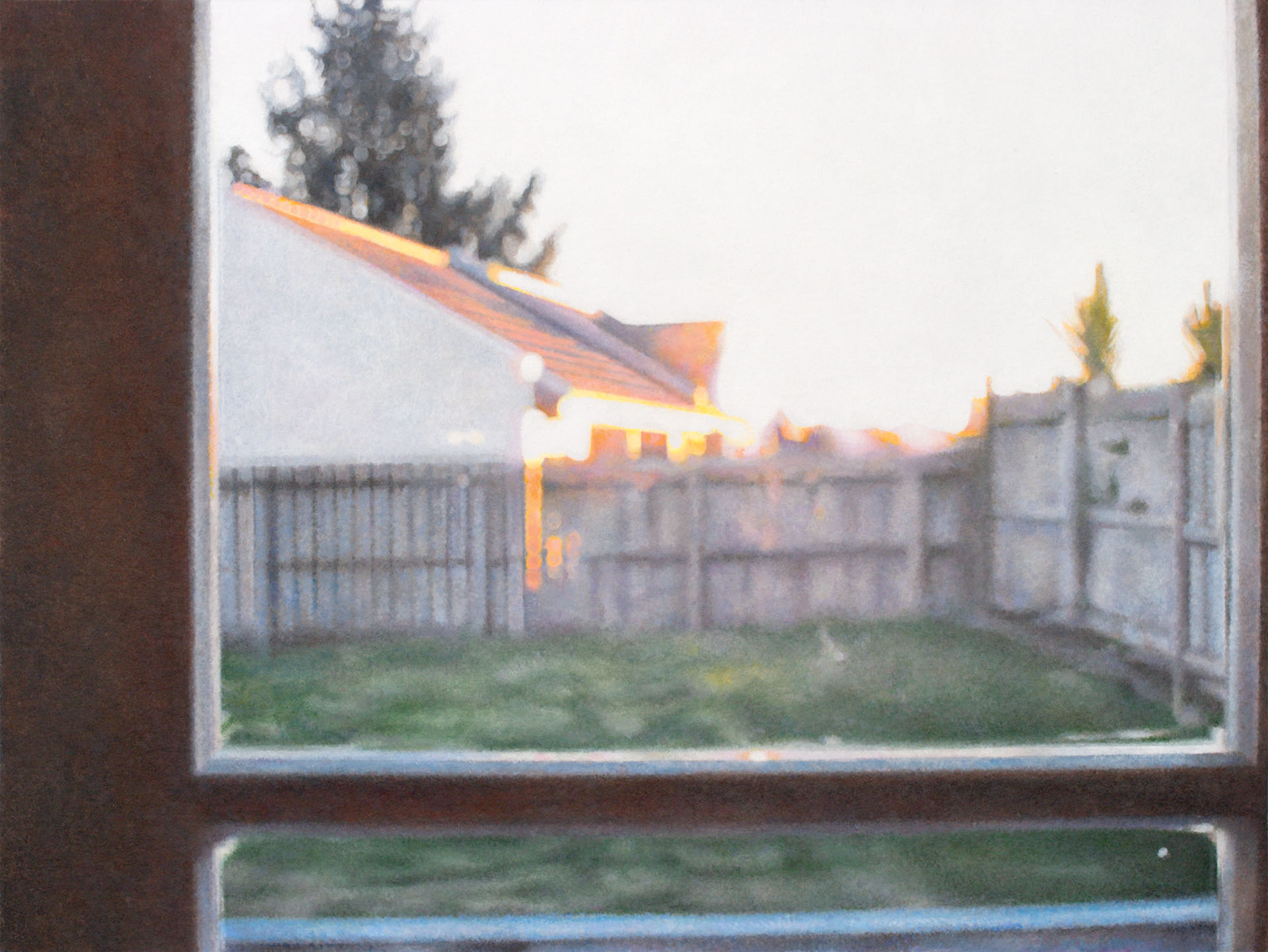 Untitled 8, 2013, acrylic on mat board, 201 x 268mm, private collection