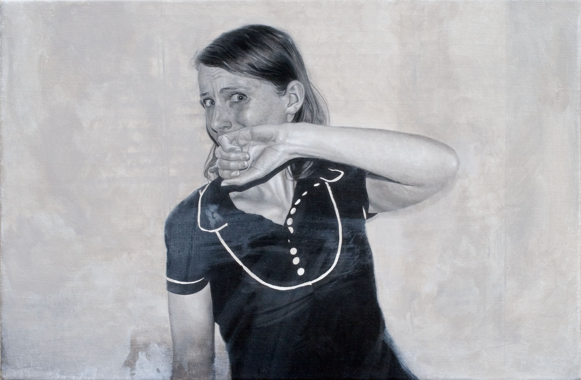 Number 25, 2011, acrylic on linen, 300 x 405mm