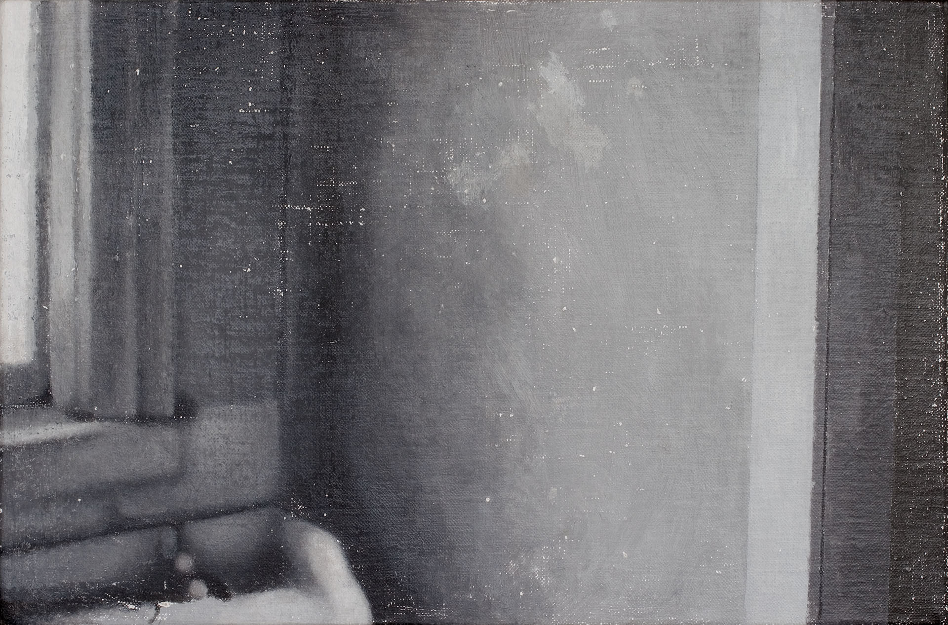 Scene 17, 2005-2010, acrylic on linen, 300 x 455mm