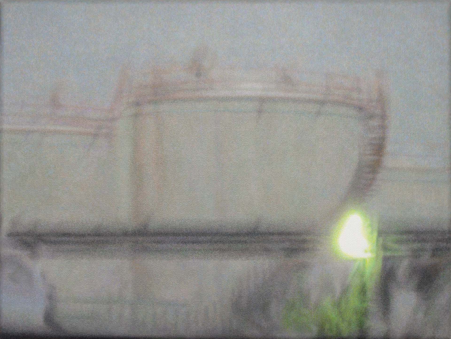 Untitled 25, 2016, acrylic on linen, 290 x 386mm