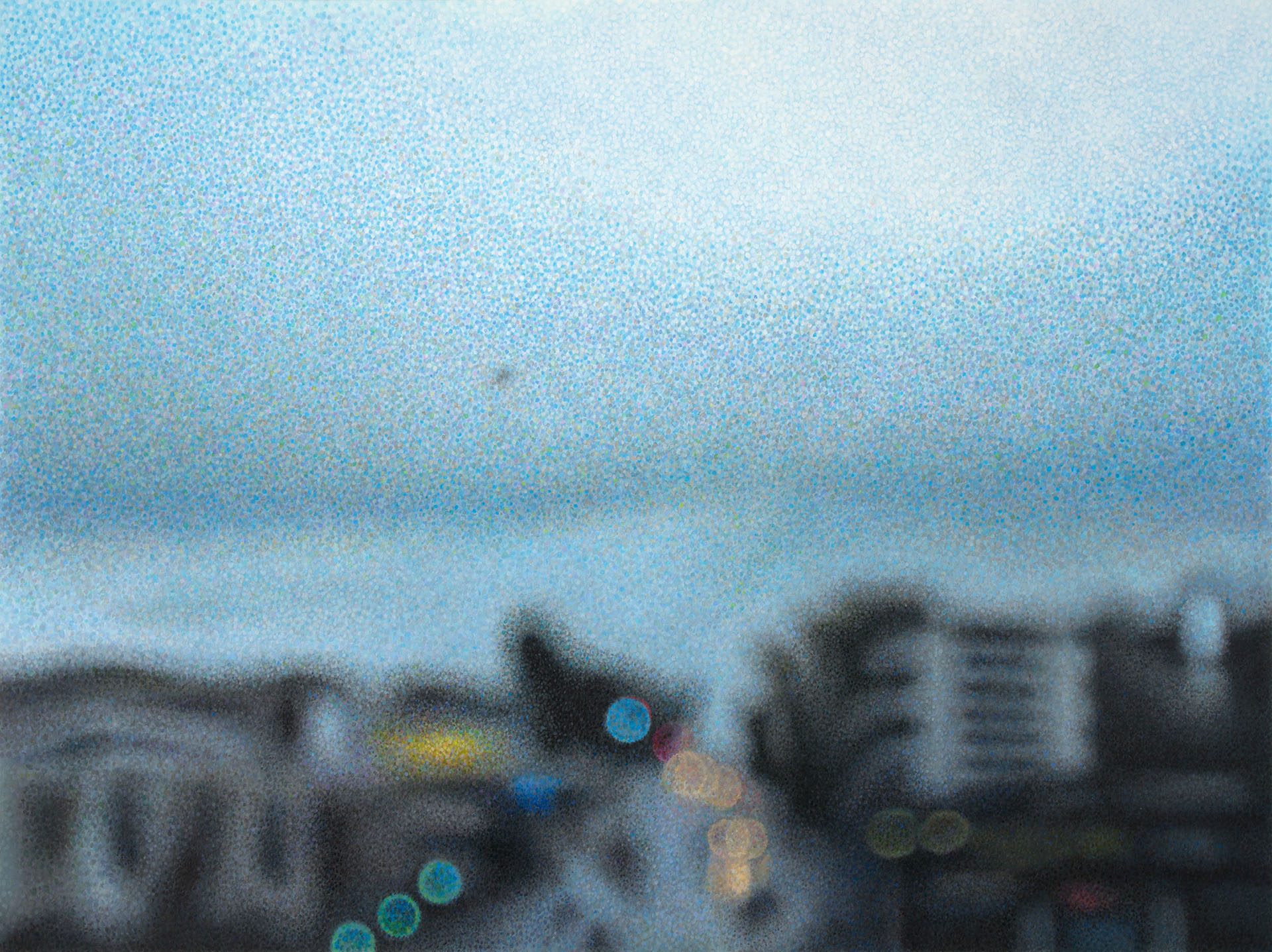 Untitled 22, 2016, acrylic on bristol board, 290 x 386mm