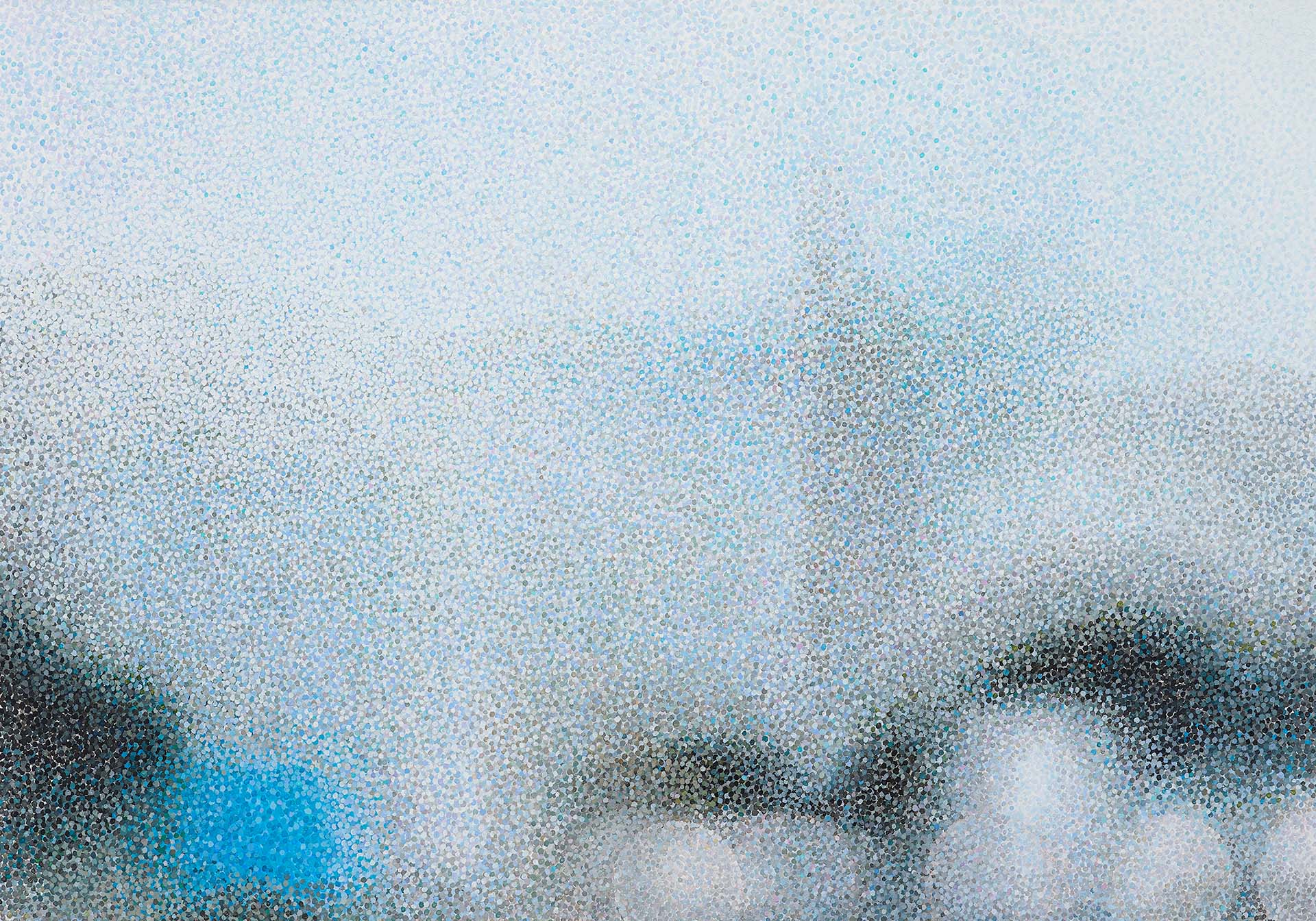 Scene 49, acrylic on bristol board, 390 x 412mm. Photo: Sam Hartnett