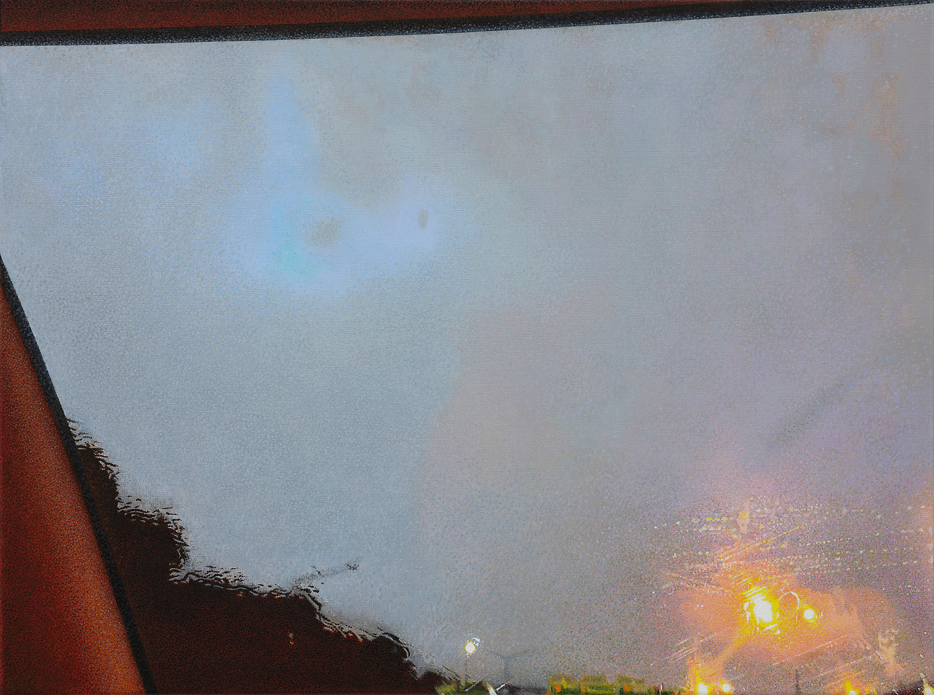 Scene 51, 2021 acrylic on linen, 450 x 600mm. Photo: Sam Hartnett