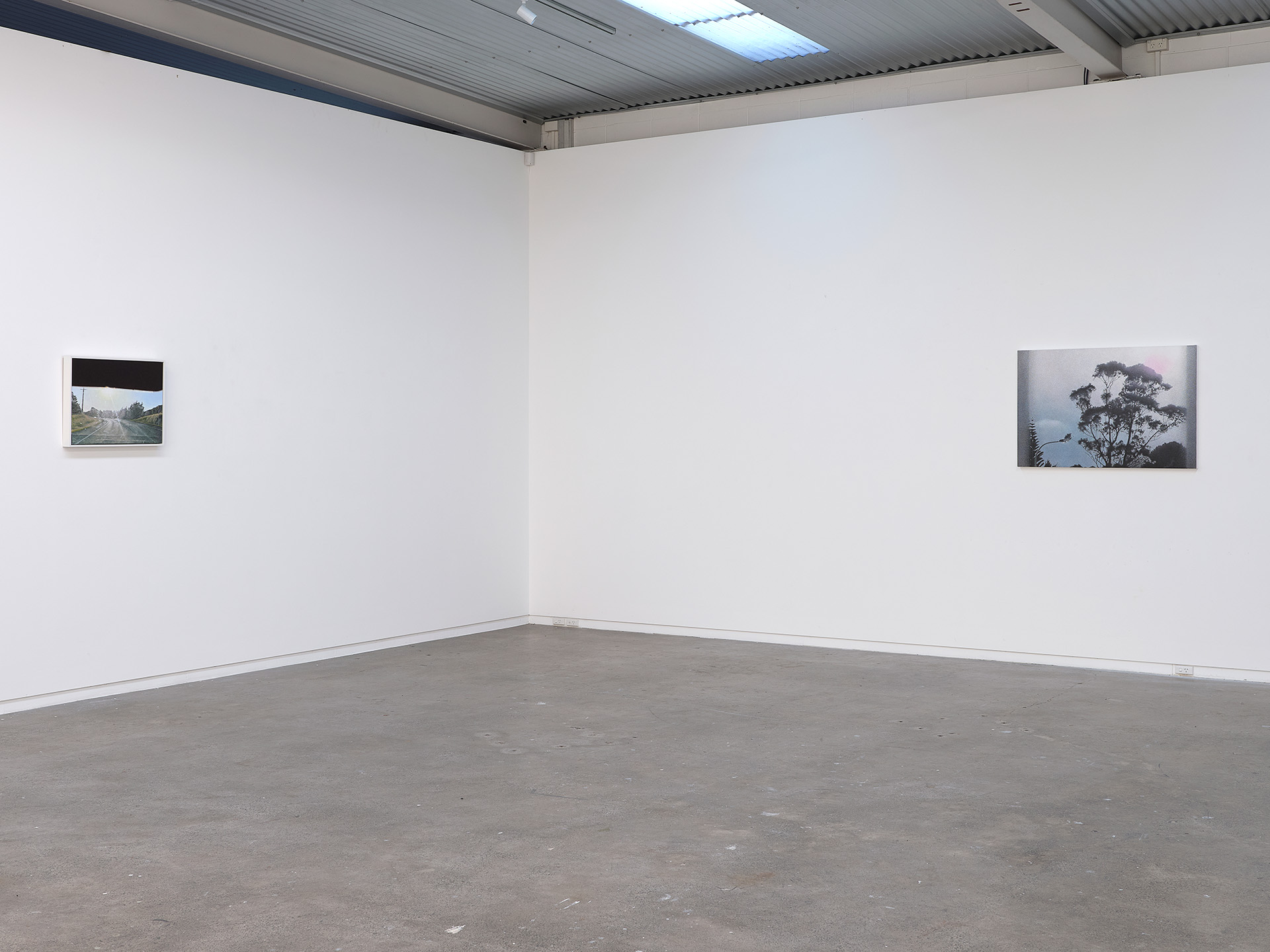 Outside exhibition at Fox Jensen McCrory, Jul-Aug 2022. Photo: Sam Hartnett