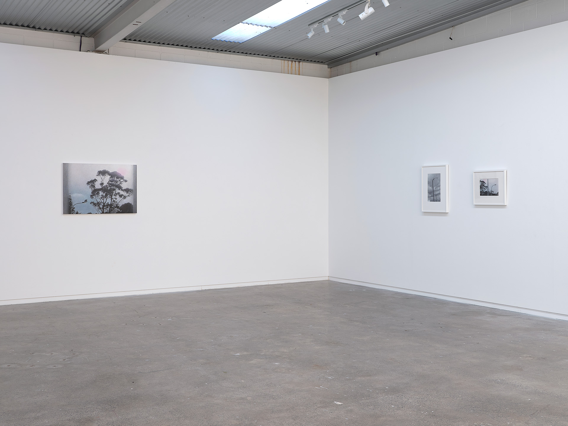 Outside exhibition at Fox Jensen McCrory, Jul-Aug 2022. Photo: Sam Hartnett