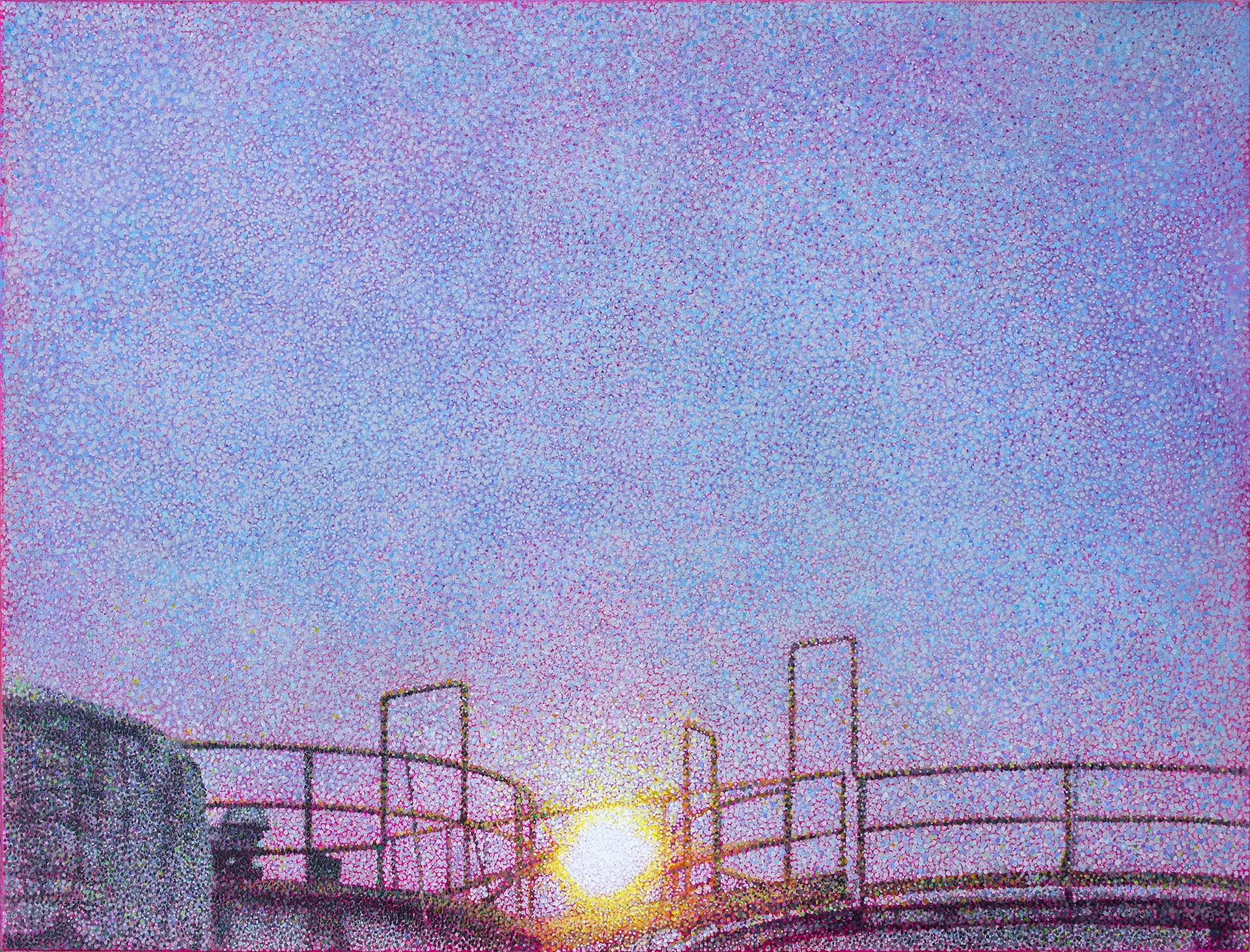 Scene 31, 2018, acrylic on board, 300 x 400mm, private collection