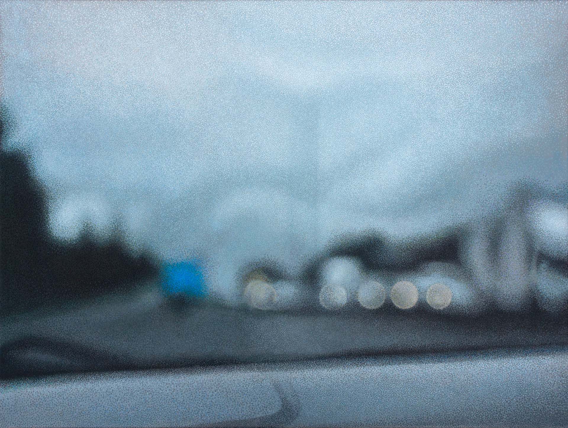 Scene 38, 2018, acrylic on linen, 630 x 840mm, private collection