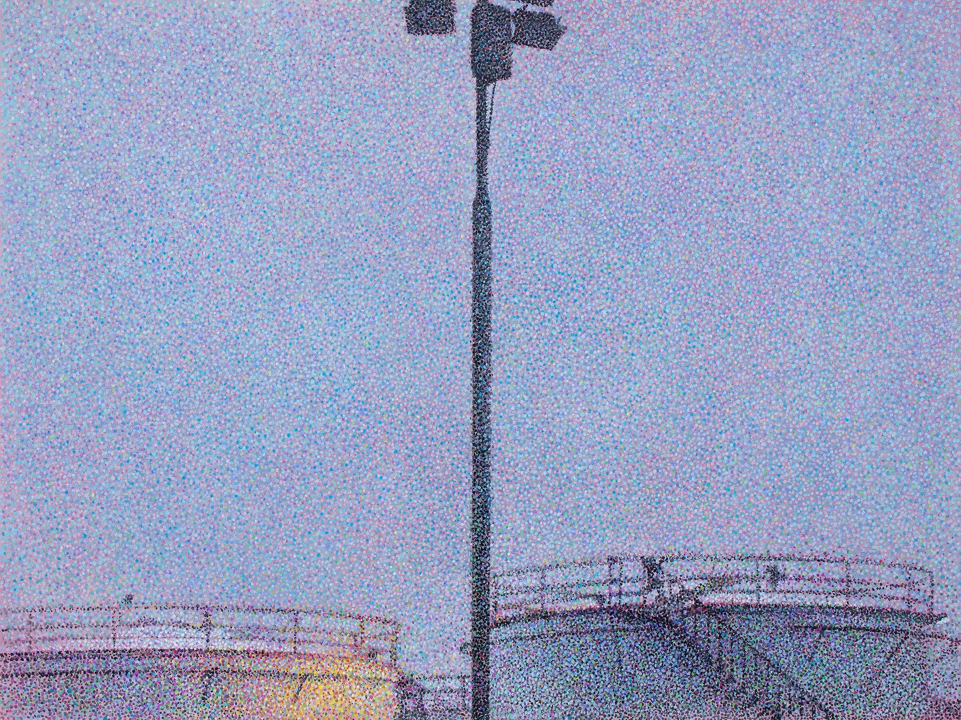 Scene 30, 2018, acrylic on board, 300 x 400mm, private collection