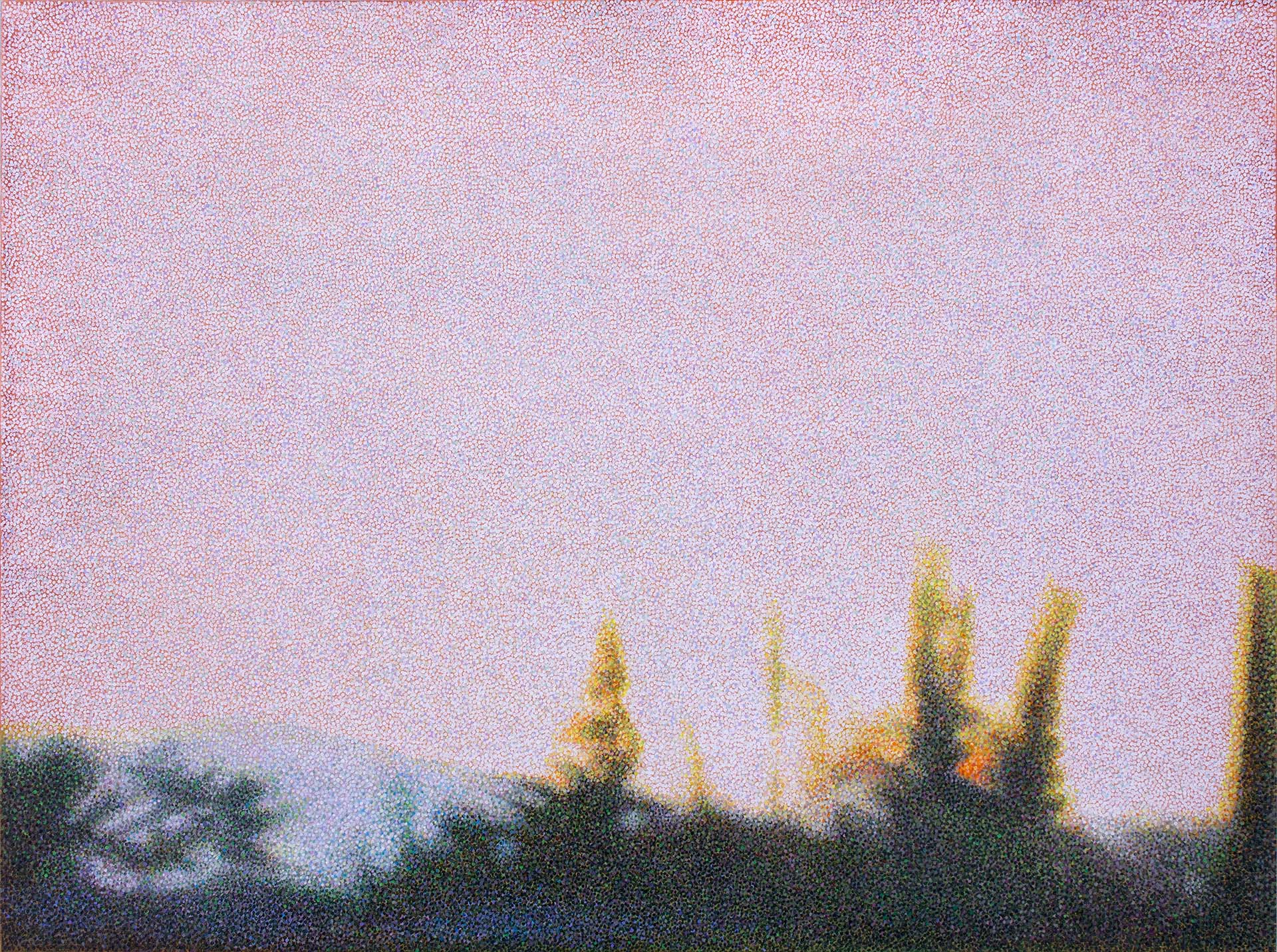 Scene 34, 2018, acrylic on board, 435 x 580mm, private collection