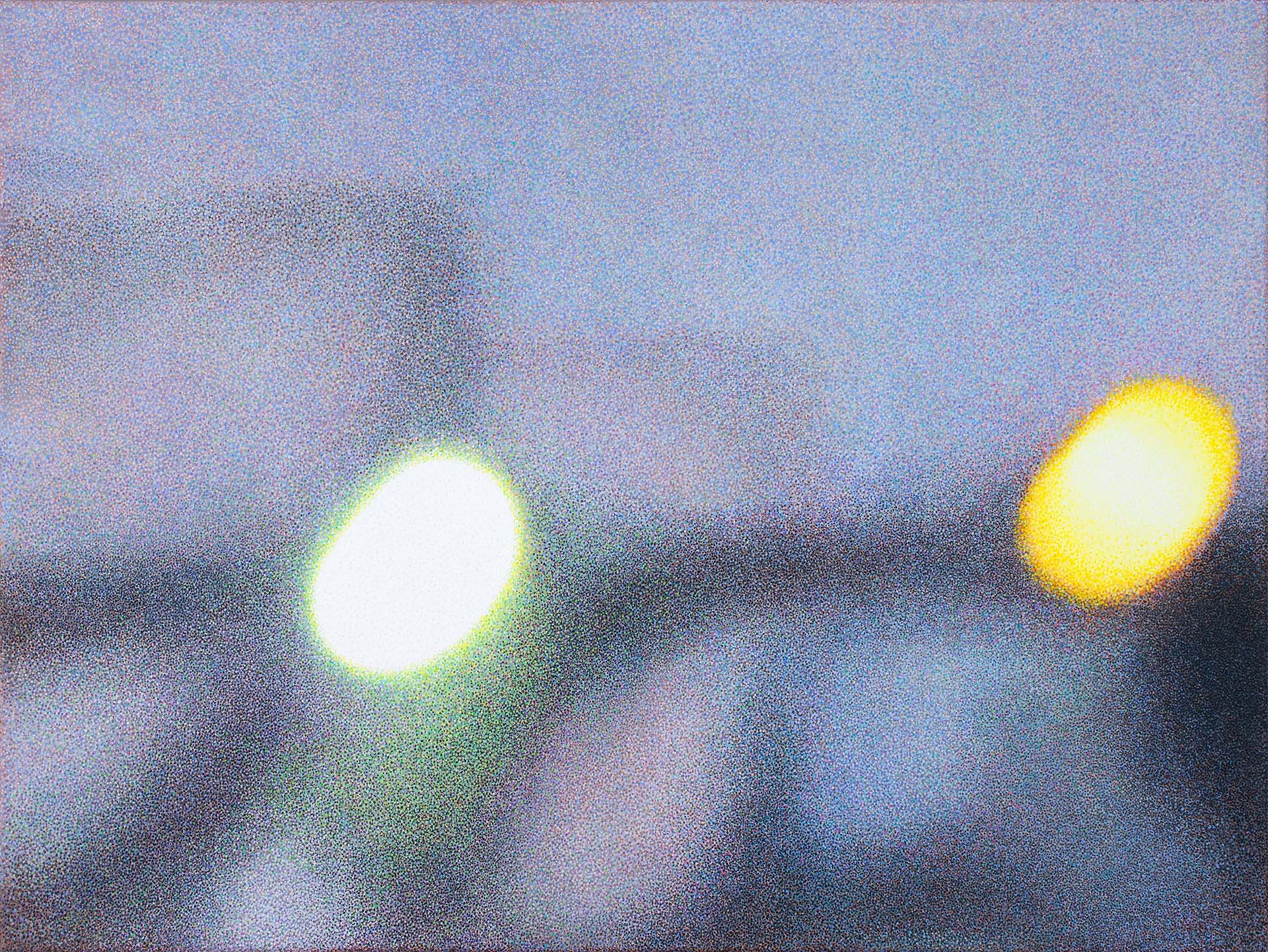 Scene 35, 2018, acrylic on linen, 630 x 840mm