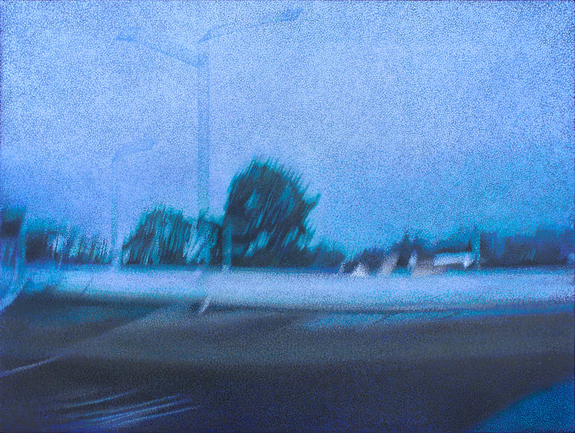 Scene 47, 2020, acrylic on linen, 450 x 600mm