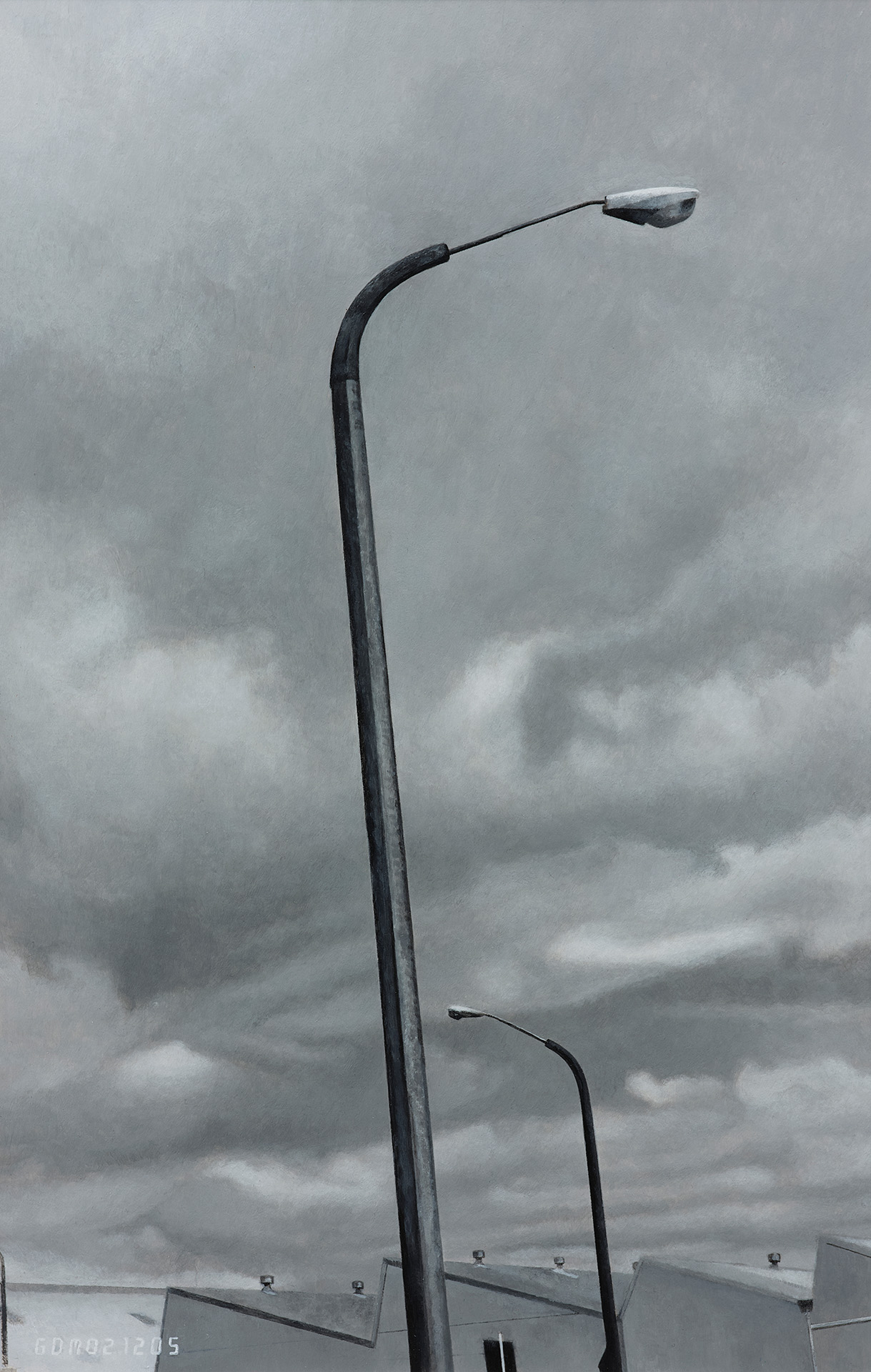 Overcast, 2005, acrylic on paper, 400 x 255mm